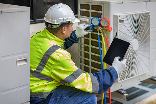Professional Hvac Maintenance technician working in Hampton, NJ